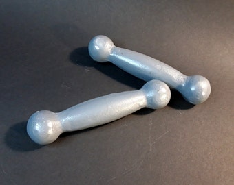 Vintage cast iron dumbbells Set of 2 x 0.5 kg. hand weight barbells