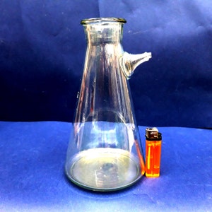 Bunsen conical flask Vintage chemistry laboratory