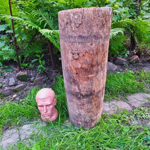 Antieke houten bijenkorfkom, antieke bijenteelt