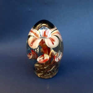 Vintage glass paperweight  Collectible Art Glass
