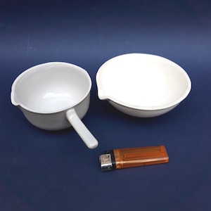Apothecary Crucible Dishes Vintage Porcelain Evaporating Dishes