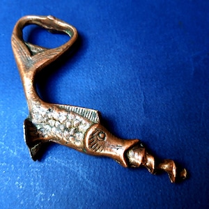 Vintage  Fish Brass Bottle Opener