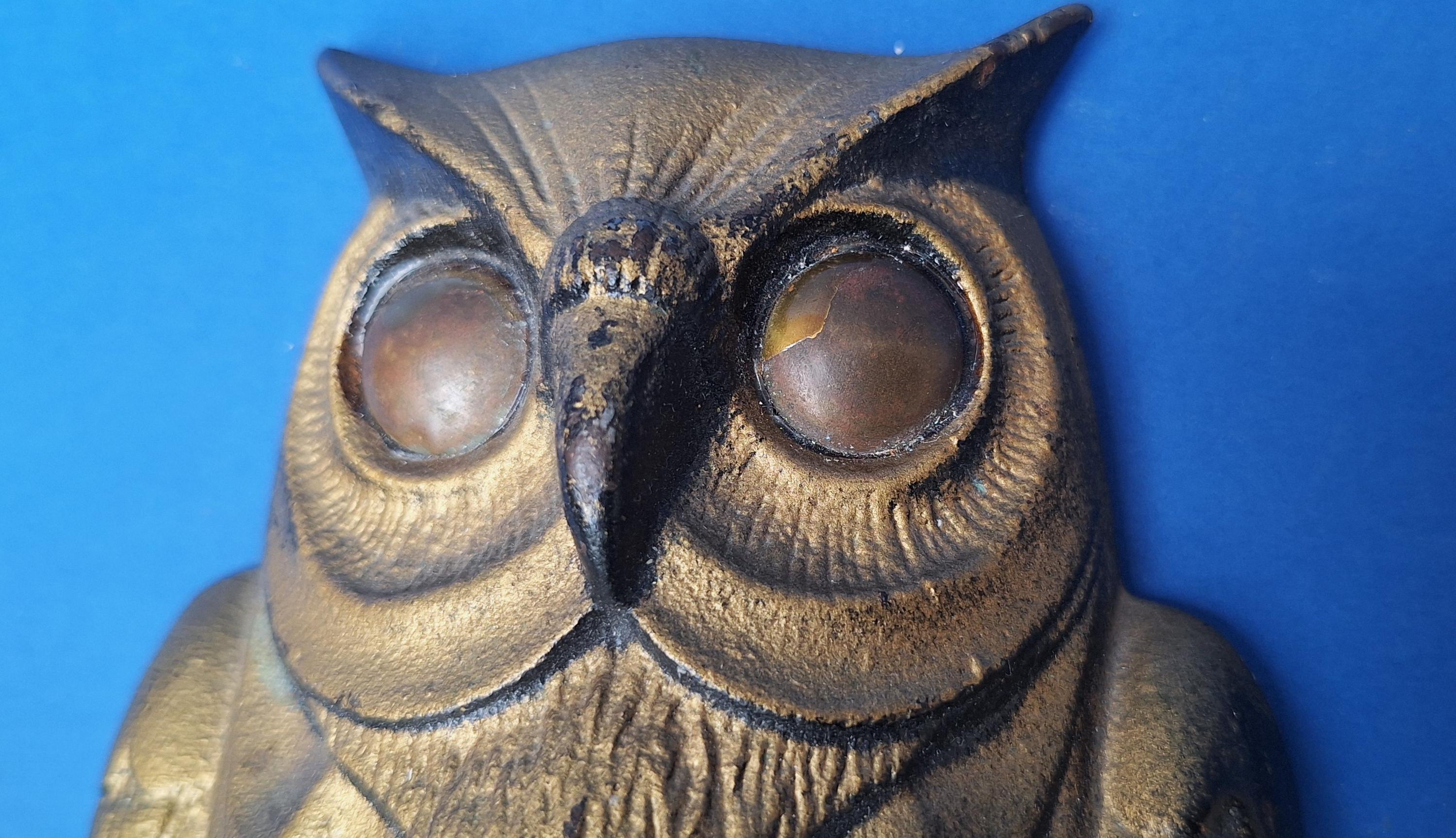 フクロウの鋳鉄製壁掛けキャンドルホルダー - Etsy 日本