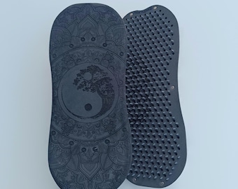Sadhu Boards für Anfänger, flexibel, Körpermassagegerät, Yoga Geschenk, Nägel Eisenbrett, Yogabrett, Brett mit Nagel + Tasche + Geschenk für Kupfernägel