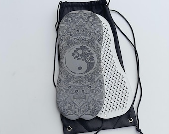 Board für Anfänger, dynamische Nägel, Yoga Geschenk, Nagelbrett, Yogabrett, Brett mit Nagel + Tasche - Matte + Geschenk für Kupfernägel