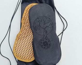 Board für Anfänger, dynamische Nägel, Yoga Geschenk, Nagelbrett, Yogabrett, Brett mit Nagel+Tasche+Geschenk für Kupfernägel.wählen Sie ein Bild