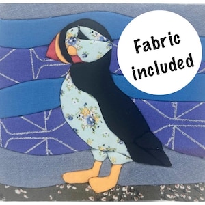 Kinusaiga No Stitch Quilting Kit Puffin