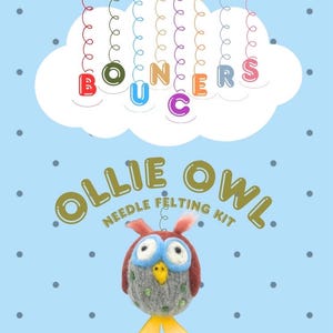 Kit de feltragem com agulha móvel Ollie Owl Bouncy