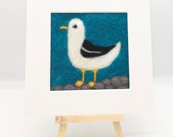 Seagull Needle Felted  Picture Kit