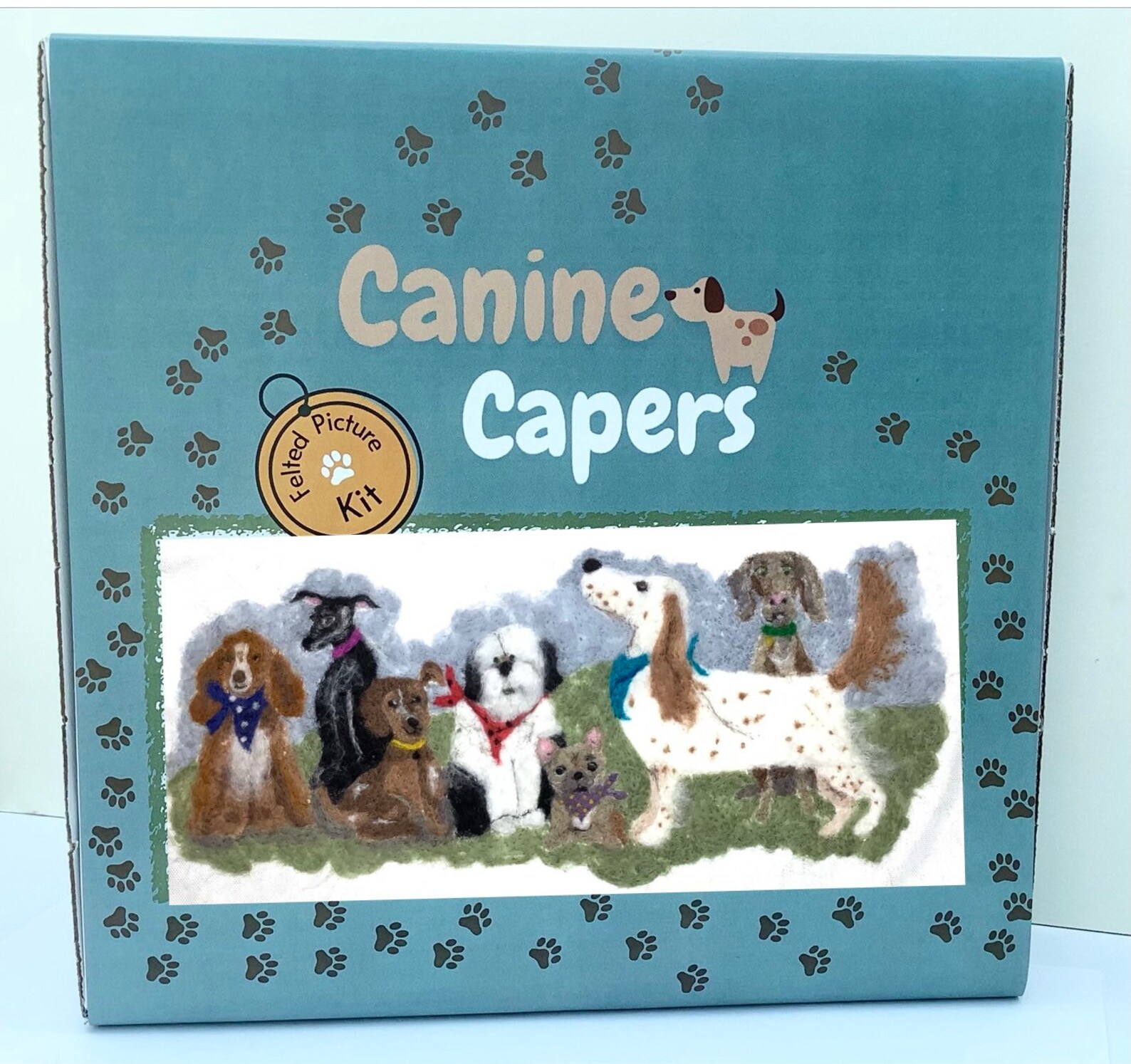 Canine Capers 2D Needle Felting Kit Etsy UK