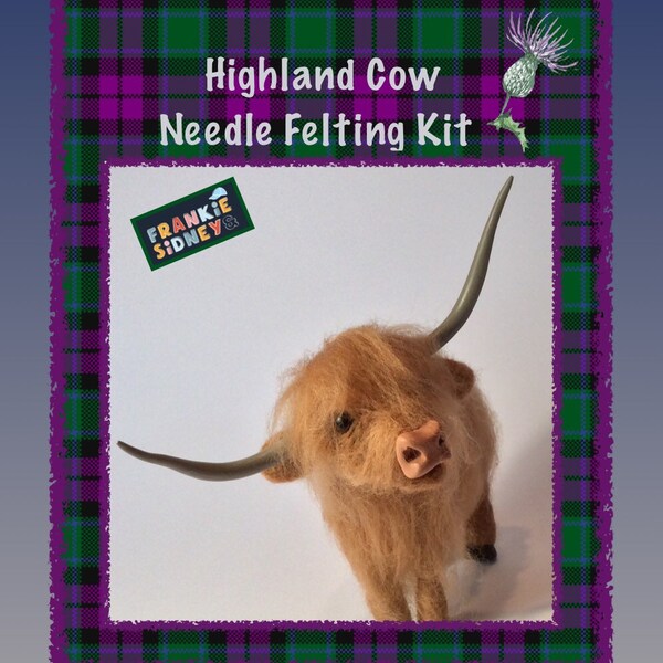 Needle Felted Cow Etsy