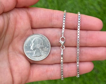 Sterling Silver 925 20" 2.2mm Box Chain - Pre-Owned (10.7g)