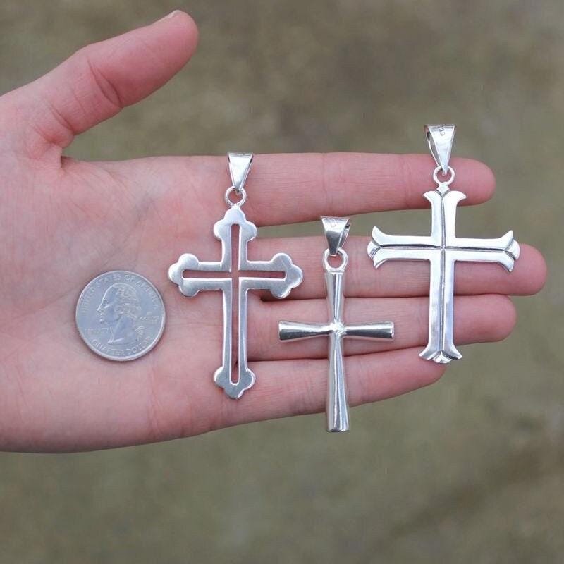 Mexican silver taxco cross necklace - Etsy 日本