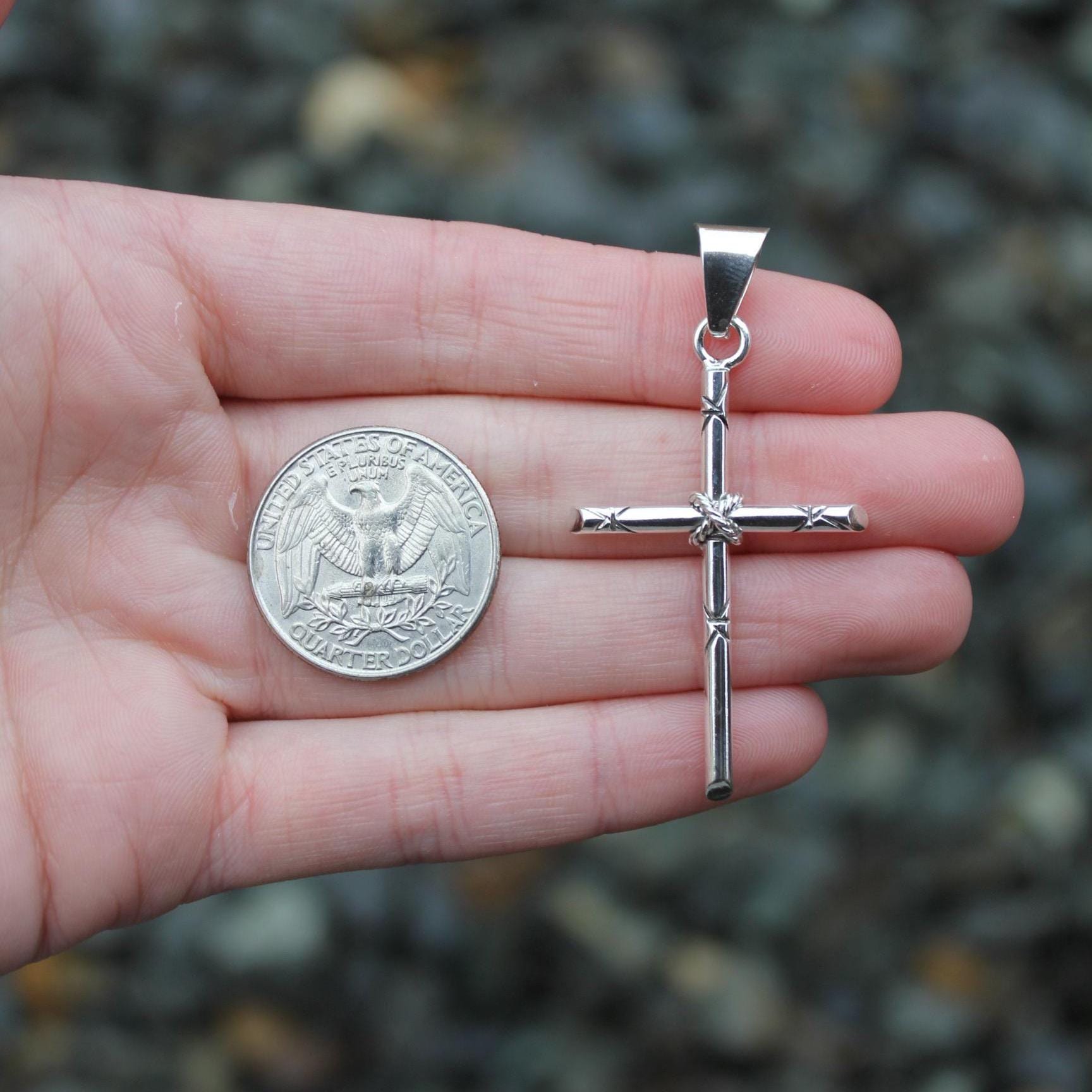 Mexican silver taxco cross necklace - Etsy 日本