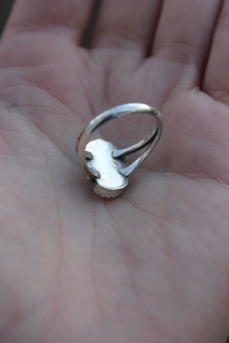 超希少!VINTAGE NAVAJO 1930's MOTHER OF PEARL STERLING SILVER