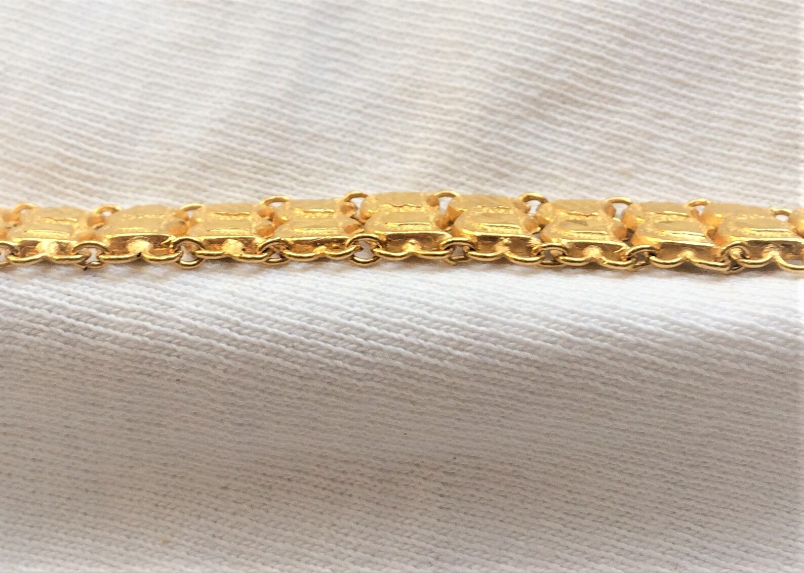 Estate 22kt HEAVY Yellow Gold Bracelet 15.2g OVER 1/2 oz.