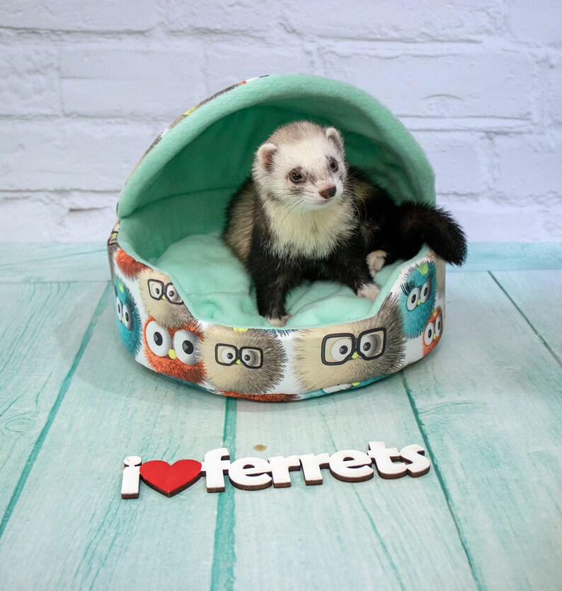 Soft bed for ferrets guinea pigs .ferret bed. Ferret house. Etsy