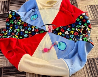 Groot rond speeltje voor frettenschuilplaats, fleece antipilling
