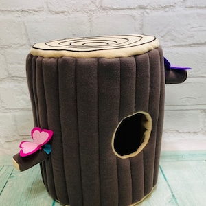 Ferret stump, stump house, hollow in a log, soft bed for ferrets, pets, ferret house, log house, hollow, soft bed for ferret and pets image 2