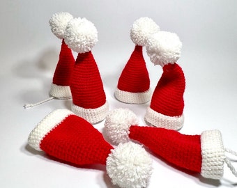 Christmas hats for the holiday of the new year and Christmas,knitted New Year's hat for pets.Santa Hat