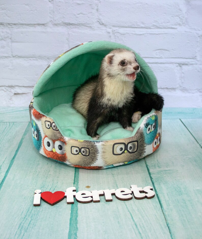 Soft bed for ferrets guinea pigs .ferret bed. Ferret house. Etsy