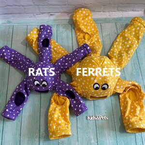 Game octopus in stars for rats. ferrets, guinea pig, octopus for fun games. irreplaceable toy for your pets. image 7