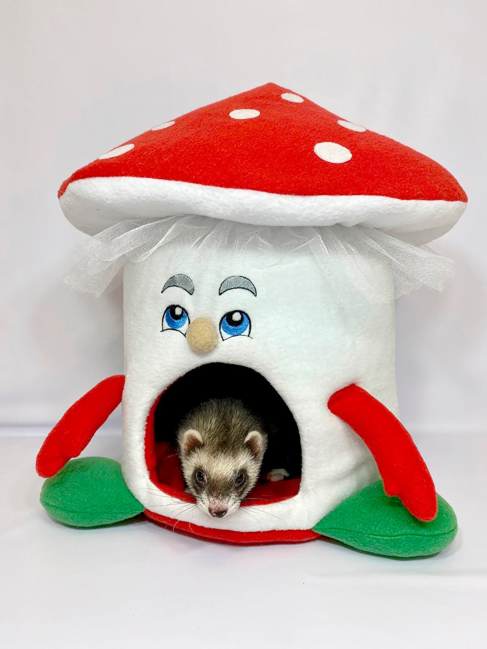 Ferret Cave bed mushroom pet bed amanita Etsy