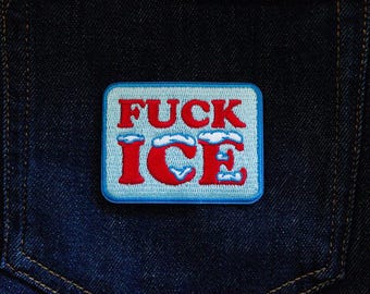 Iron-On Patch "F" ICE