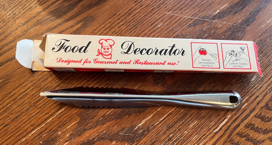 Vintage Food Decorator Tool Garnish Etsy