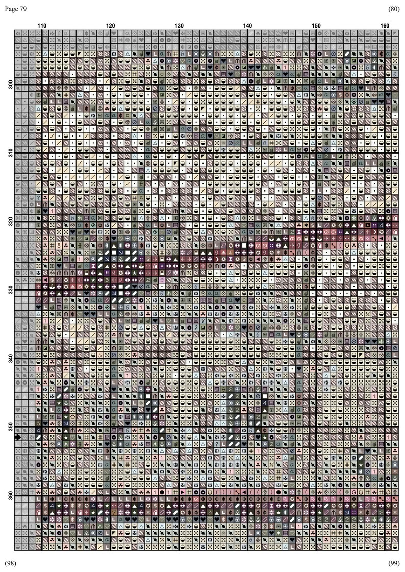 World Map Counted Cross Stitch Pattern Extra Large Cross - Etsy