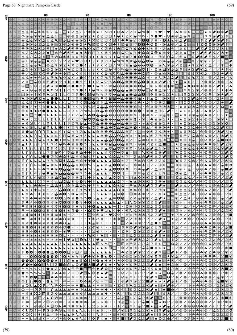 Disney Halloween Cross Stitch Pattern Disney Cross Stitch Etsy