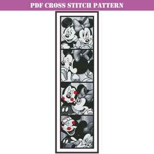 Pretty love full coverage cross stitch pattern digital PDF compatible with Pattern Keeper app. Modern design gift for stitching lovers