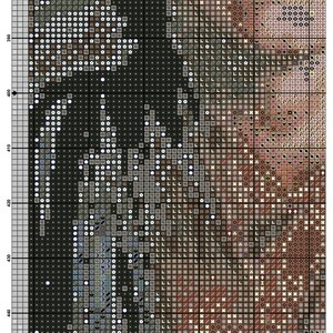 Cool Movie Poster Very Large Modern Full Coverage Counted Cross Stitch ...