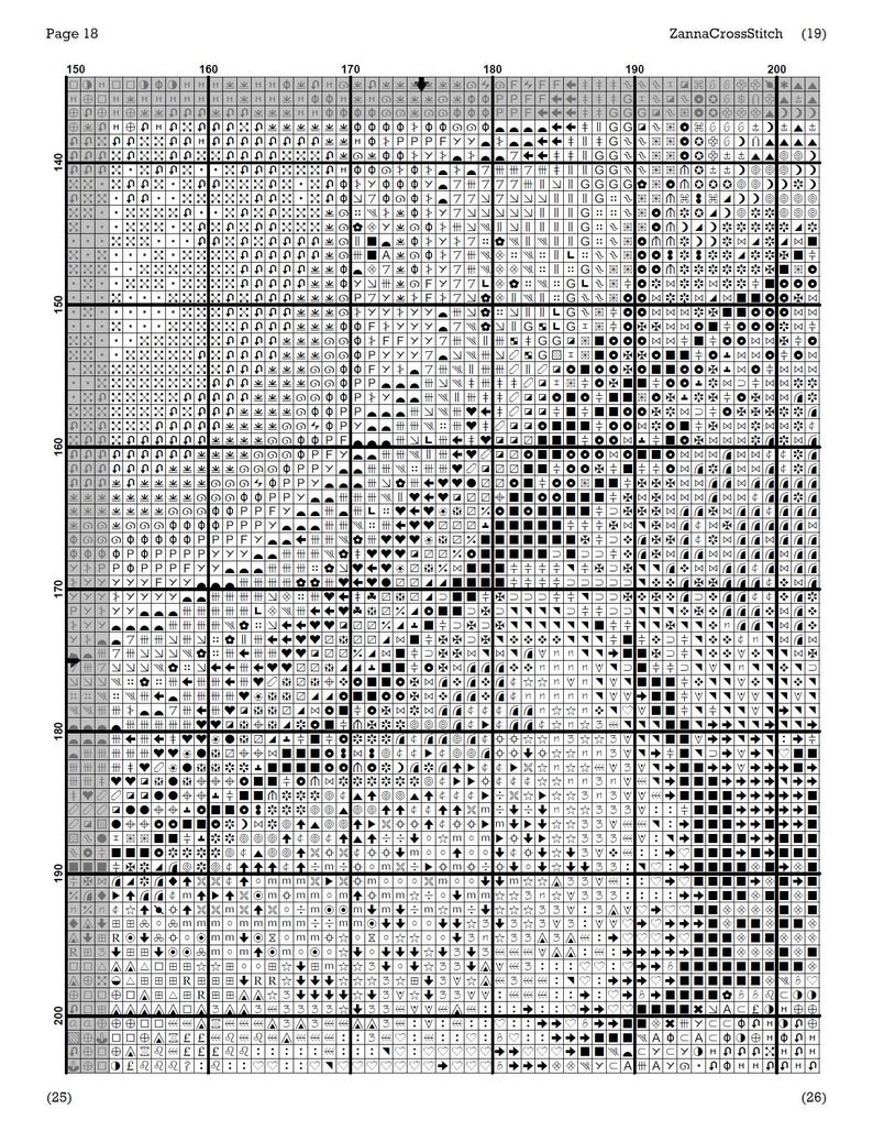 Whimsical Rainbow Dragon Full Coverage Modern Counted Cross Stitch