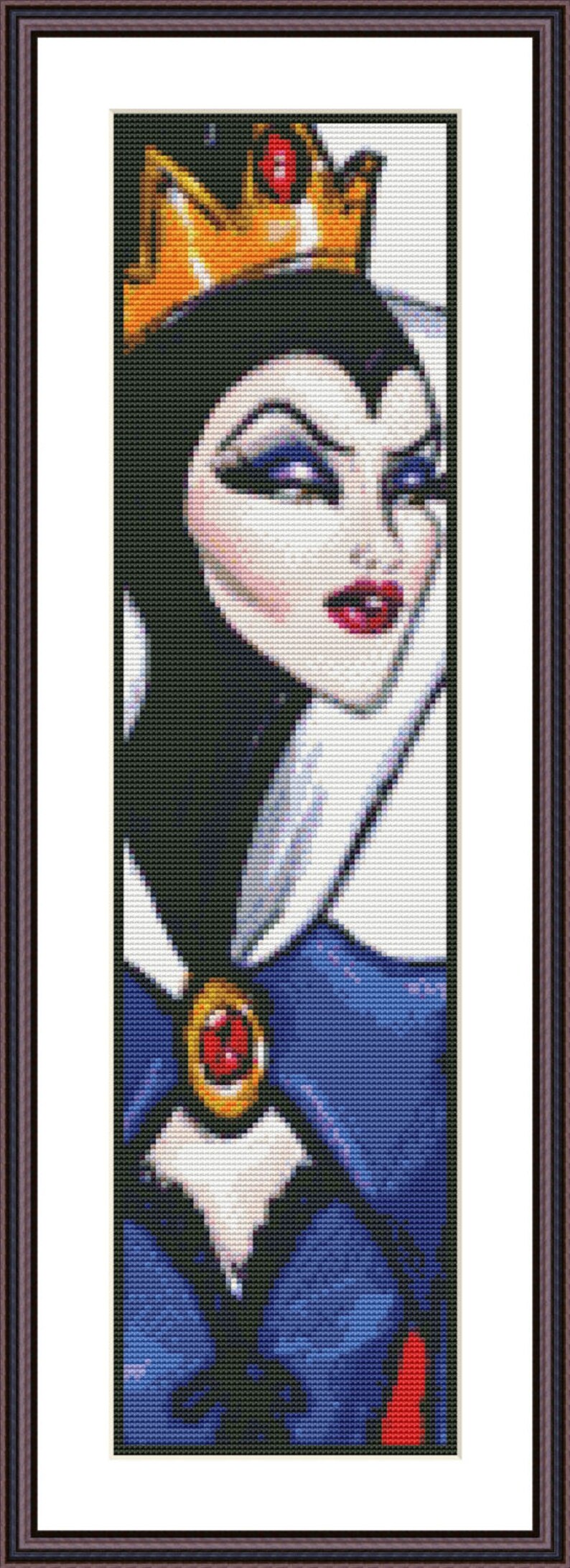 4 Cross Stitch Pattern Disney Villains Cross Stitch Design Etsy