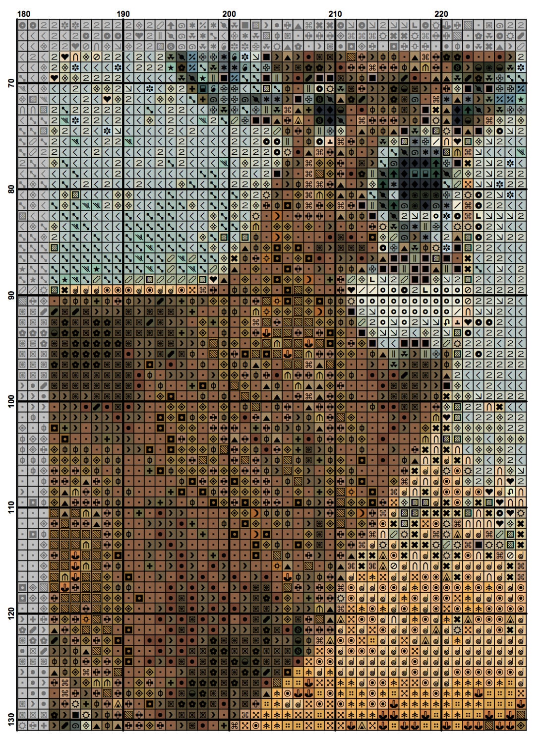 Cross Stitch Pattern Cross Stitch Deer Cross Stitch Animal Etsy