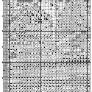 Largest Full Coverage Counted Cross Stitch Pattern Digital Printable ...