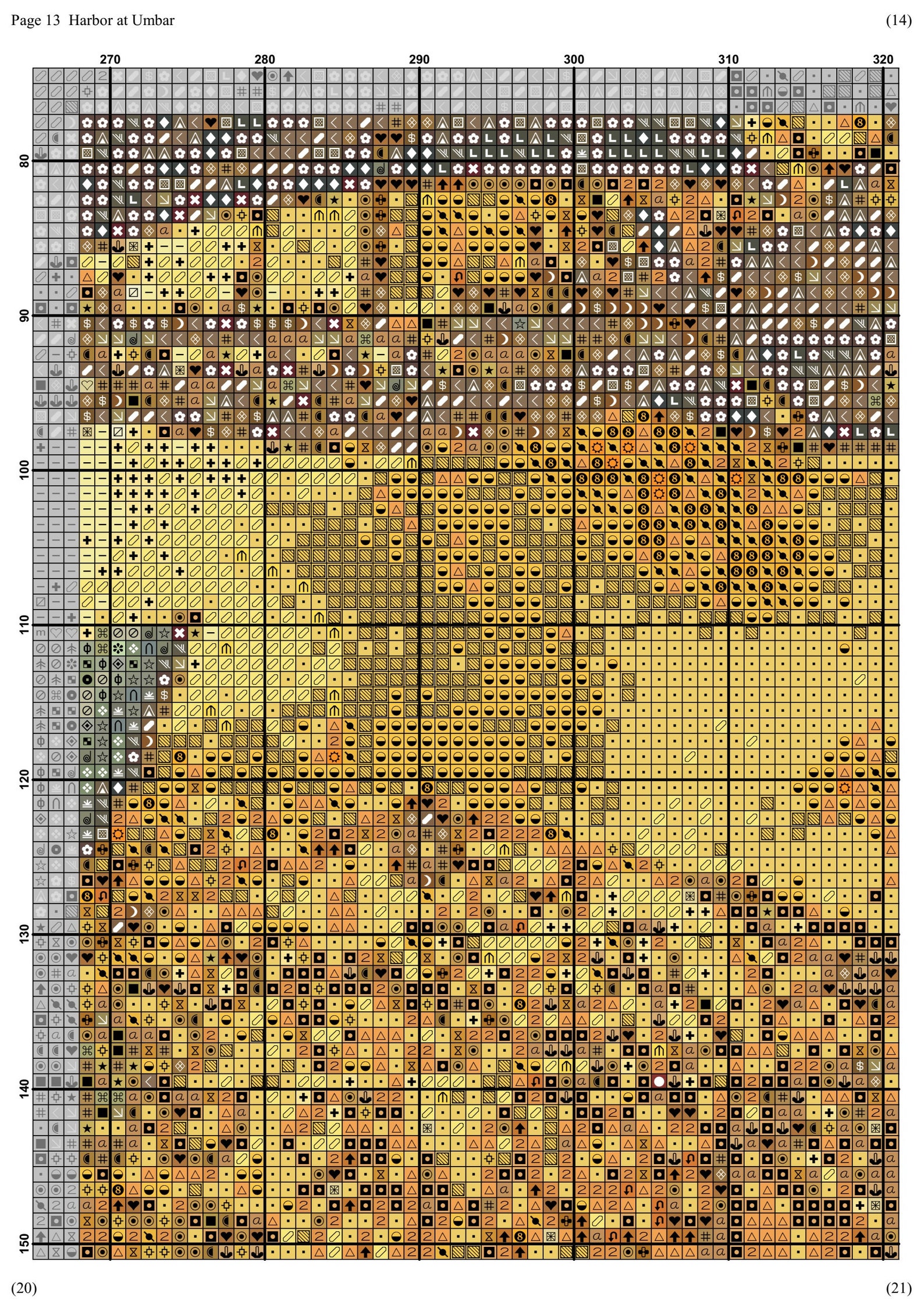 Lord of the Rings Cross Stitch Pattern Map Cross Stitch Etsy