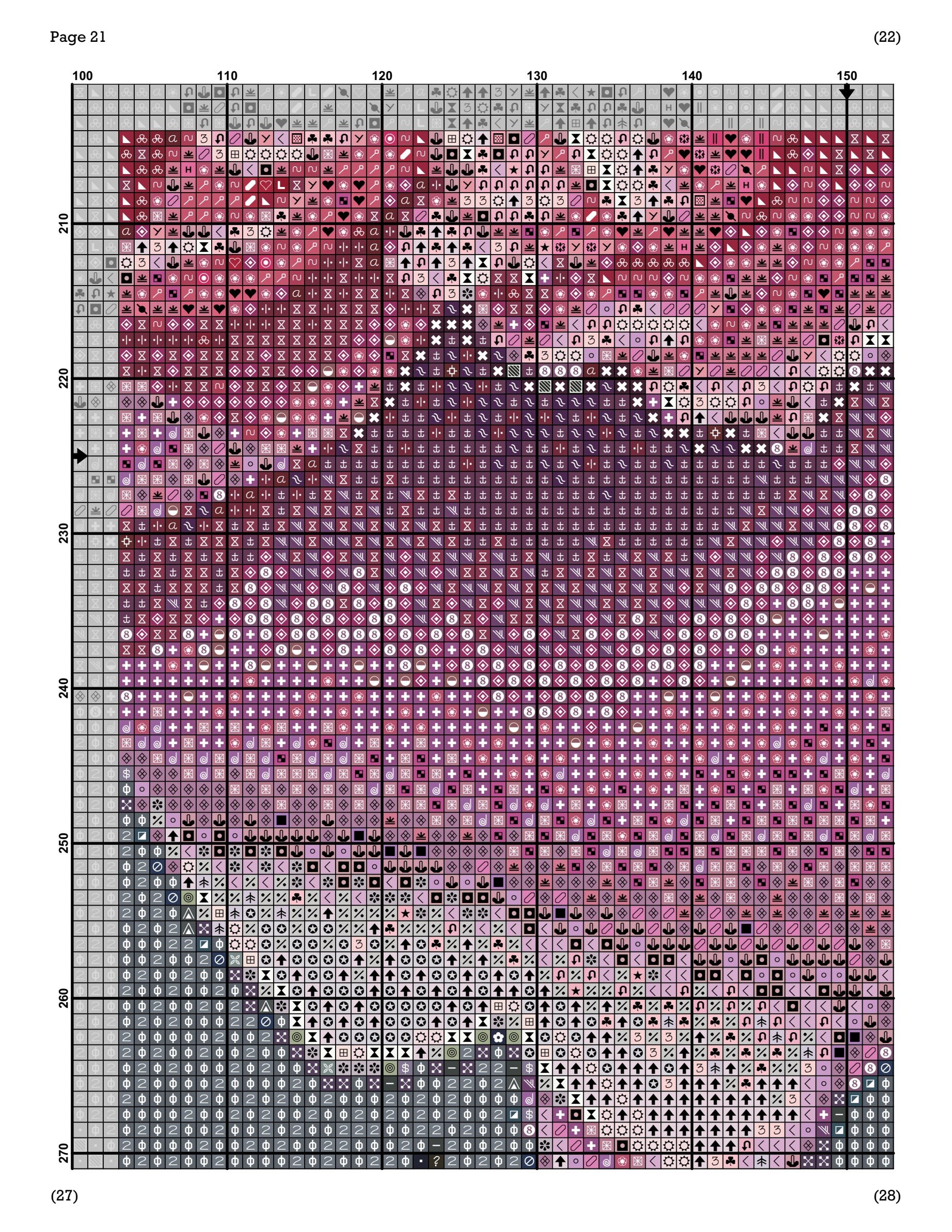 Peony Cross stitch pattern Flower Cross Stitch pdf Modern cross stitch —  Wizardi