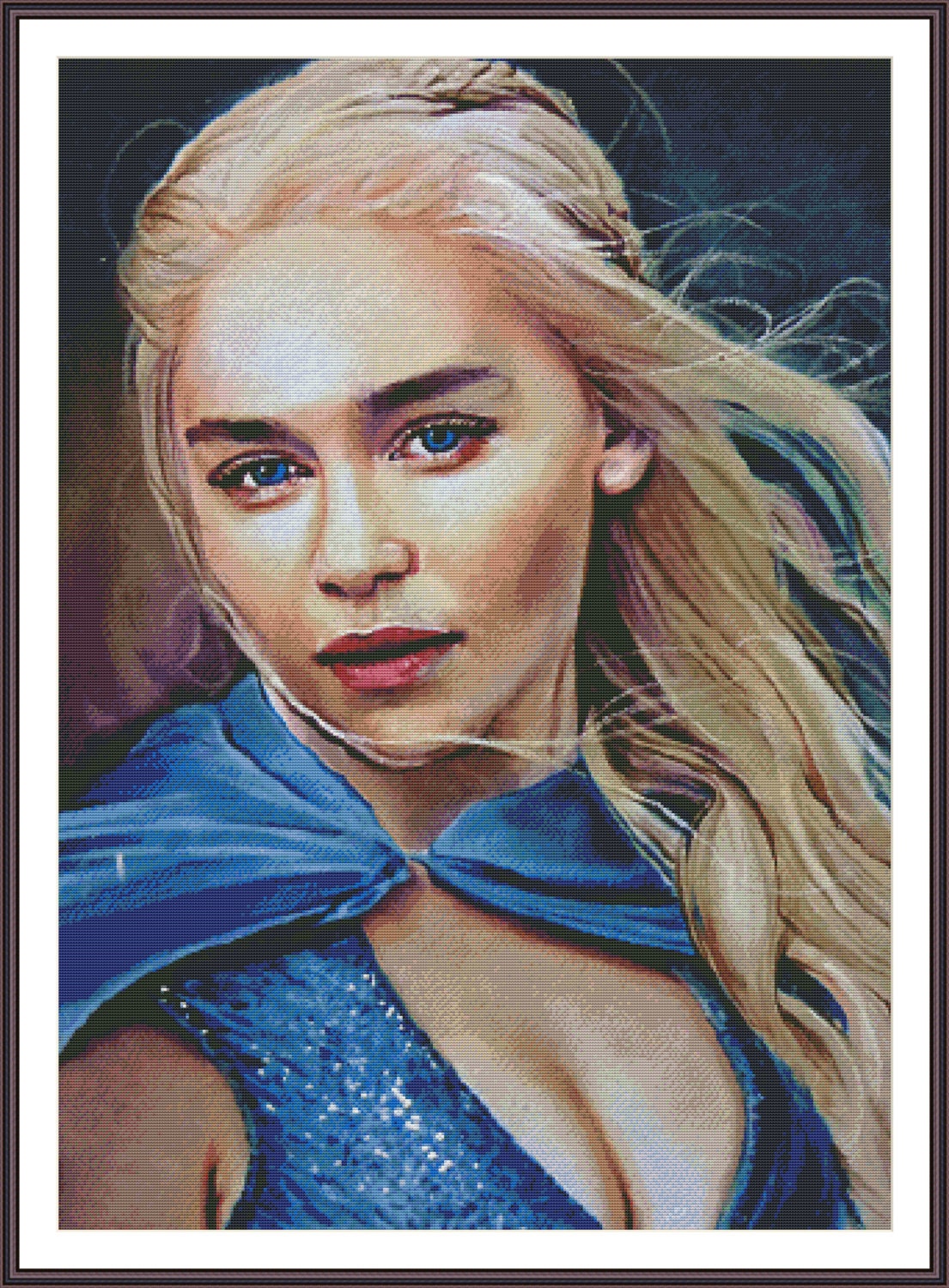 Cross Stitch Pattern Game of Thrones Daenerys Targaryen Etsy