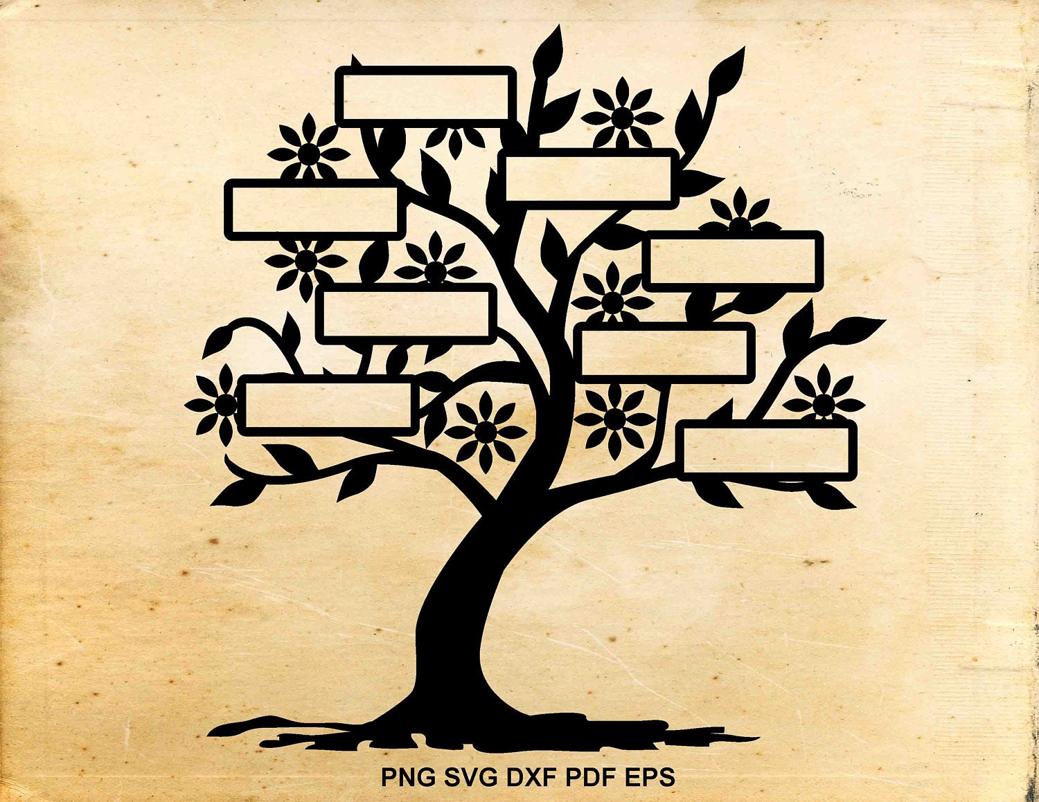 Free Free 326 Family Tree With Names Svg SVG PNG EPS DXF File