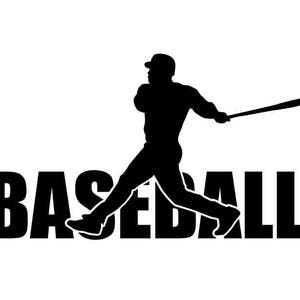 Baseball svg files, Baseball silhouette clipart, Baseball svg, Shirt design, Iron on designs, Cut files for Cricut, Files for Silhouette image 4