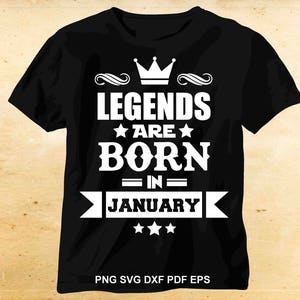 Download Legends Are Born In October Svg T Shirt Design Iron On Etsy