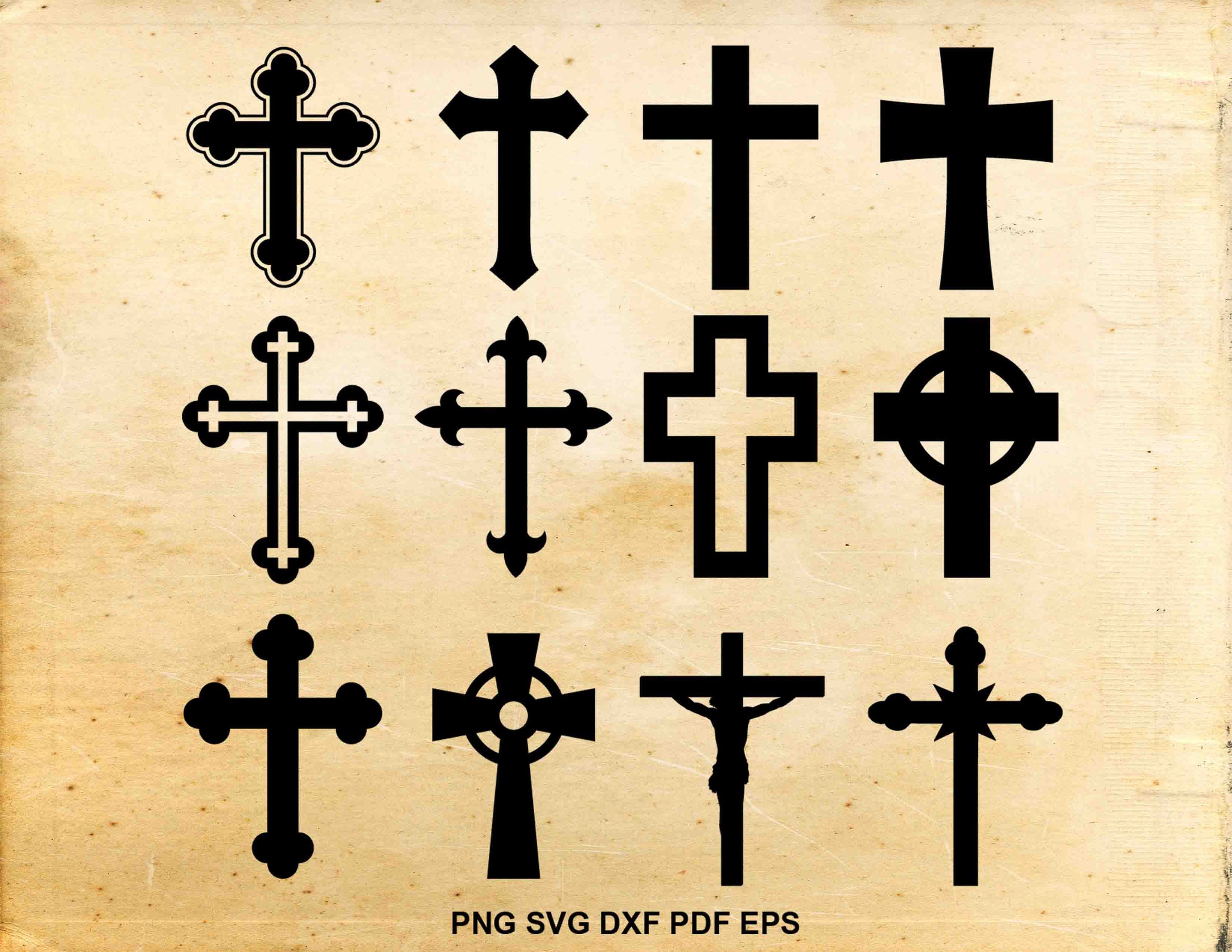 Download Cross svg file Cross silhouette file Christian cross svg ...