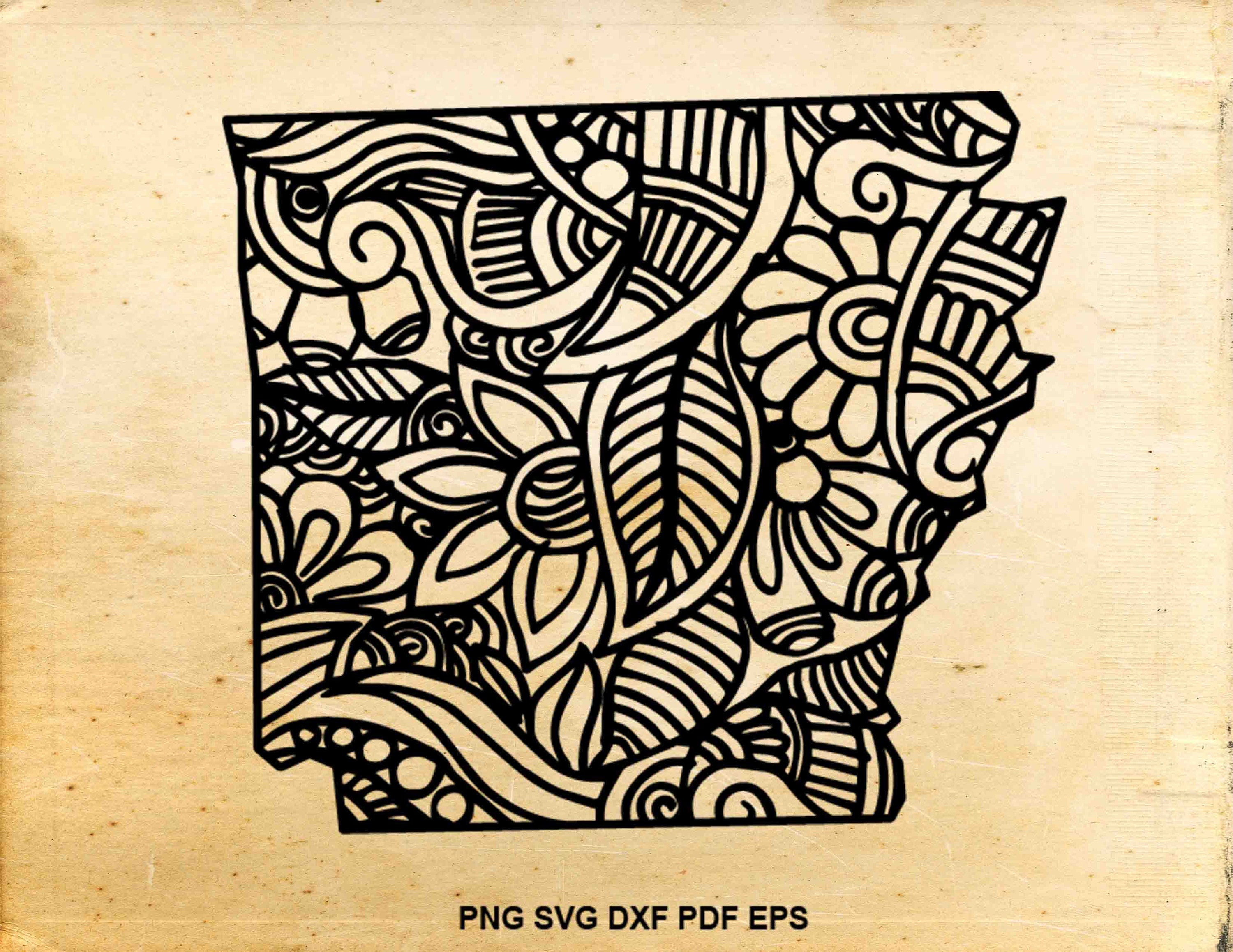 Arkansas State Svg Zentangle Svg Iron On Designs Doodle Etsy Arkansas State Svg Zentangle Svg Iron On Designs Doodle Etsy