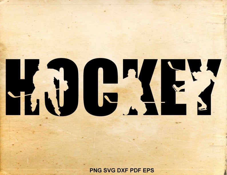 Download Hockey svg silhouette Hockey clip art Shirt design Iron on ...