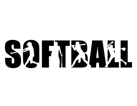 Download Softball svg files Softball silhouette clipart Baseball ...