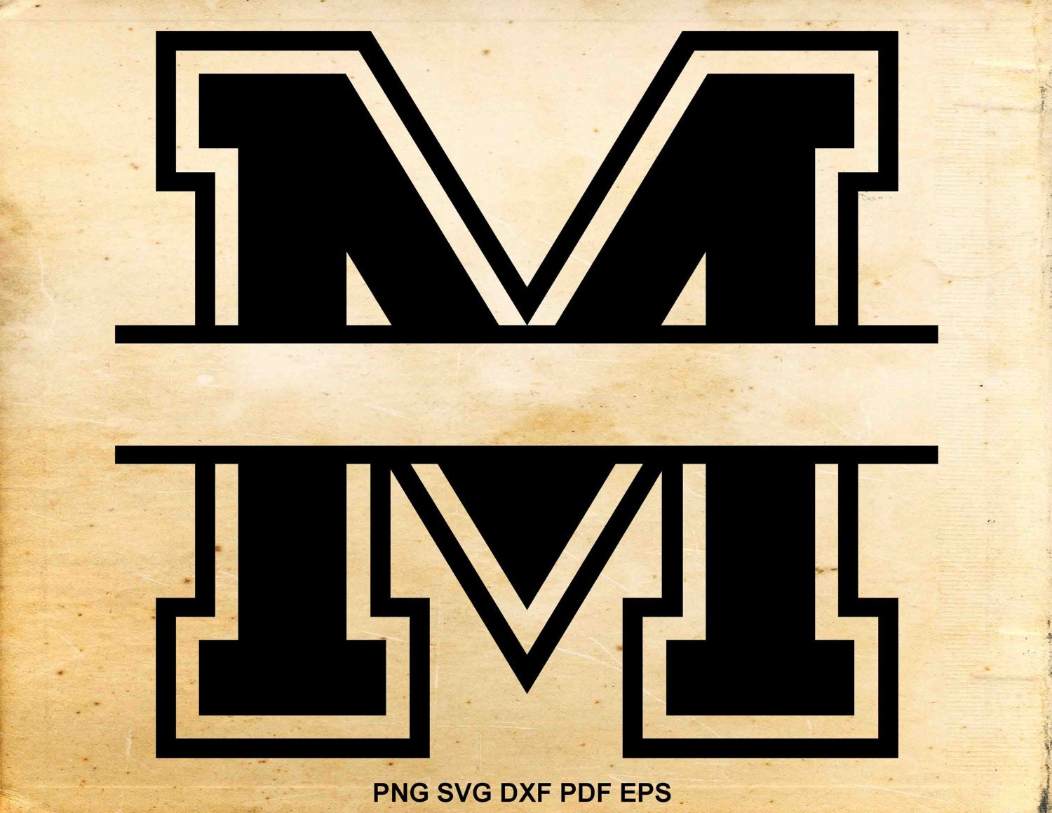 Download Split monogram svg Varsity font Split letter svg Alphabet ...