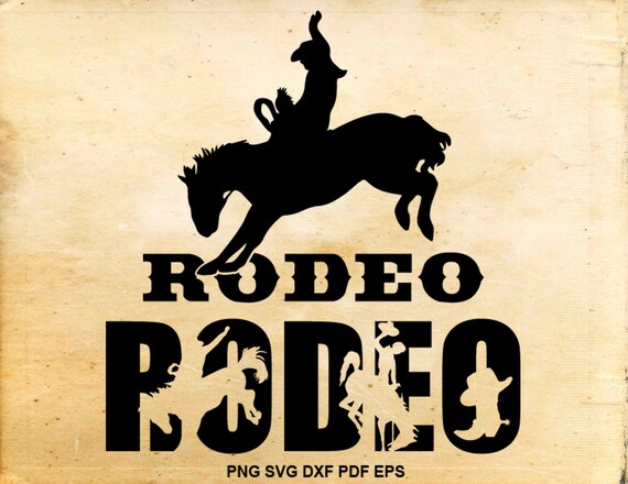 Download Horse Rider Svg Rodeo Clipart Silhouette Horse Riding Shirt Etsy PSD Mockup Templates