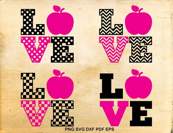 Download Teacher Love Svg Love School Apple Svg File School Teacher 1st Grade Back To School Cut